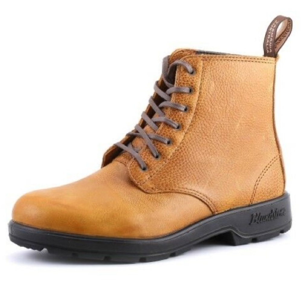*SOLD!* Blundstone Lace-Up Rustic Brown Leather Boots - Picture 2 of 8